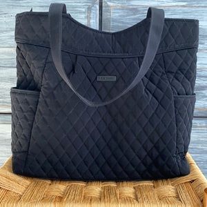 Vera Bradley Quilted Black Tote